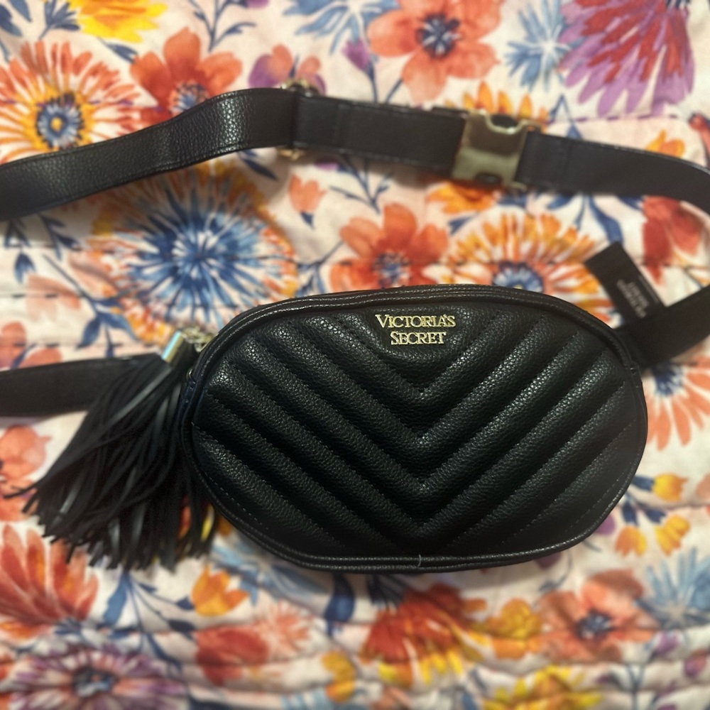 BRAND NEW! Black Victoria’s Secret fannypack